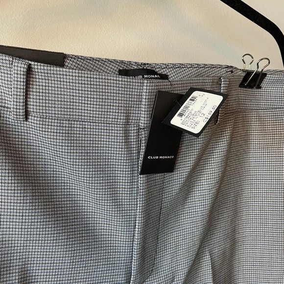 NWT Club Monaco Remi Checkered Pant - Picture 5 of 5